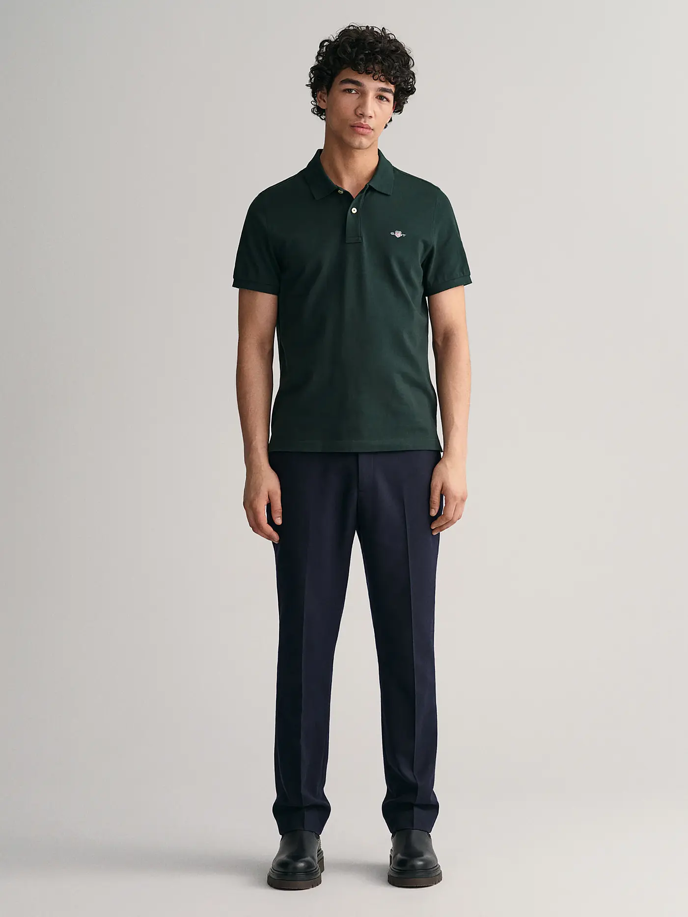 GANT | Poloshirt Regular Fit | dunkelgrün